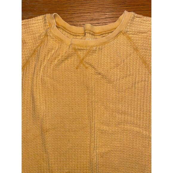 Time & Tru Waffle Batwing Long Sleeve-L - Picture 2 of 5